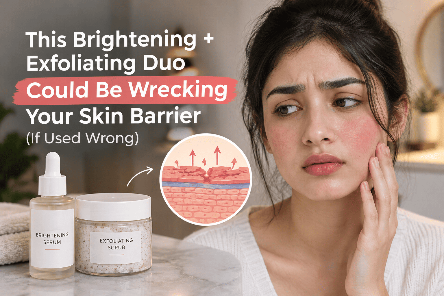 This Brightening + Exfoliating Duo Could Be Wrecking Your Skin Barrier (If Used Wrong)